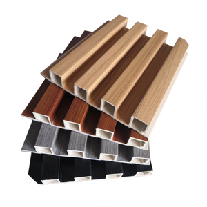 Paneles de Pared Interiores con Diseño Interior Hueco, Impermeables, Resistentes al Fuego, Ecológicos, Paneles de Pared Ranurados de WPC Laminado, Último Modelo <span class=keywords><strong>Etex</strong></span> - Product Image 4
