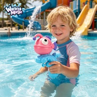WANNA MAGIC Mini pistolet à eau en plastique en forme de requin baleine mignon pour les tout-petits et les enfants, plage, piscine, bain, été, à partir de 3 ans