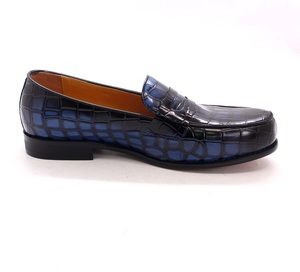 Mocassini Classici Estivi 2021 con Stampa, Scarpe in Pelle Penny Slip-on Casual da Passeggio per Uomo, Colori Misti - Product Image 3