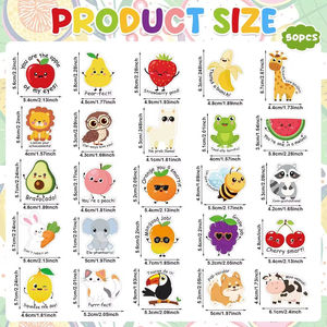 Autocollants sensoriels texturés personnalisés pour soulager l'anxiété avec des messages de motivation, fournitures de classe et de bureau, autocollants anti-stress pour l'anxiété - Product Image 6