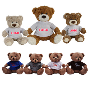 Biểu Tượng Tùy Chỉnh Sang Trọng Khuyến Mại Keychain Đồ Chơi Trẻ Em Nhồi Bông Gấu Bông Mềm Deer Peluches De Animales Thỏ Với T-Shirt Bé Đồ Chơi - Product Image 5