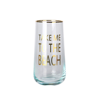 Ensemble de verres à eau transparente pour jus de fruits, cocktails, vin, bière et eau