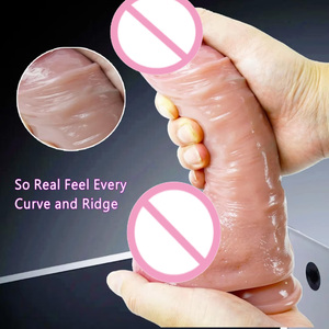 Offre Spéciale : Godemiché télescopique géant en silicone, souple, étanche, avec ventouse, pour stimulation vaginale féminine, jouet sexuel pour adultes - Product Image 3