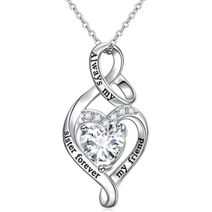 Collar con colgante de corazón para mujer, joyería sencilla y moderna, regalo para uso diario - Product Image 1