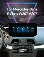 Autoradio Android avec écran tactile 10,25''/12,3'', GPS, navigation WiFi 4G pour Mercedes Classe E C207 W207 A207 NTG4 2009-2016