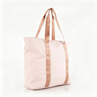 Sac fourre-tout en nylon imperméable imprimé sur mesure, avec fermeture éclair, grande capacité, pour la gym, les courses, ou les voyages