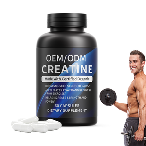 Kapsul Creatine Label Pribadi OEM Pra-Latihan untuk Ukuran dan Kekuatan Otot, Suplemen Creatine Monohydrate dalam Bentuk Kapsul - Product Image 5