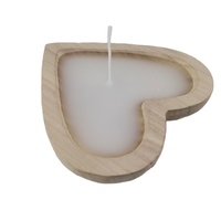 Bol en bois de paulownia naturel personnalisé, bol en bois sculpté à la main, bol à pâte en bois pour bougie
