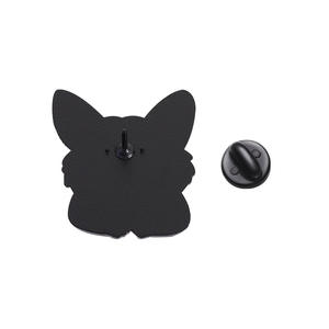 Diskon besar grosir Pin Enamel logam anjing Husky pengambil emas hewan Corgi tanpa Minimum - Product Image 3