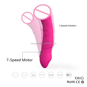 Оптовая продажа: Реалистичный силиконовый дилдо MS с USB-зарядкой, водонепроницаемый (IPX7), для женщин, с вибратором-пулей - Product Image 5