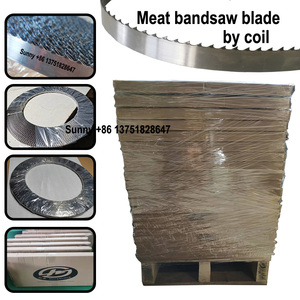 Lame de scie à ruban en acier à haute teneur en carbone de 3 <span class=keywords><strong>TPI</strong></span> 124 pouces pour couper les os de viande - Product Image 6