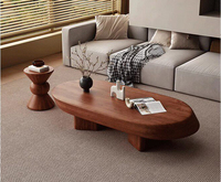 Table basse en bois massif haut de gamme pour la décoration intérieure du salon, fabricant de meubles