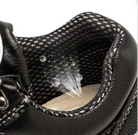 Sepatu Kerja Kulit Anti-Hantaman Berkualitas Premium untuk Pria, Pengiriman Cepat, Cocok untuk Pabrik dan Bengkel