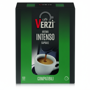 100 Capsule di Caffè Compatibili VERZI MISCELA INTENSO per Sistema UNO 0,14g/Capsula - Product Image 2