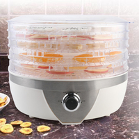 XJ-14709 Mini Food Dehydrator Thuisgebruik Voedseldroger Elektrische Groenten En Fruit Droger Plastic Engels Huishouden 5 Trays 500