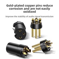 Connecteur de conversion de câble audio Ugreen XLR 3 broches mâle-femelle pour haut-parleur, microphone et amplificateur