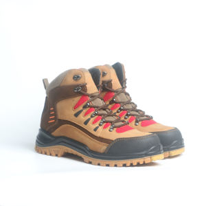 Zapatos de seguridad con punta de acero de cuero Crazy Horse para hombre, zapatos de trabajo transpirables, antigolpes botas de seguridad, botas de trabajo, Botas de senderismo - Product Image 5