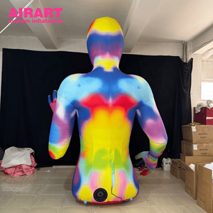 Modèle de femme géante <span class=keywords><strong>gonflable</strong></span> accrocheuse pour affichage commercial - Product Image 2