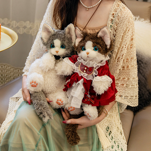 Sac à dos en peluche Devon <span class=keywords><strong>Rex</strong></span> de taille moyenne, fabriqué par DUPAN, vente en gros, rembourrage en coton PP simulé, jouet anti-stress - Product Image 6