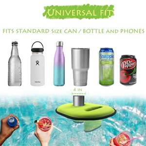 Portavasos Flotante para Piscina, Bolsa de Neopreno para Teléfono, Flotador para Adultos, Bandeja Flotante para Bebidas - Product Image 2