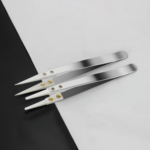 Pincettes en céramique de précision, pointe pointue de 130 mm, pour usage médical, céramique d'alumine - Product Image 2