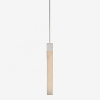 Lampe suspendue pour îlot de cuisine, style ferme traditionnelle, en laiton et pierre d'albâtre, blanc chaud 3500K, incandescente
