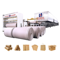 Papier complètement automatique et carton réutilisant la machine, carton ondulé réutilisant la chaîne de production de machine