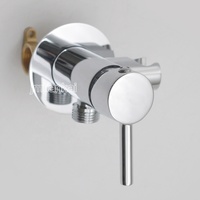 Support rond de toilette en laiton, support de Bidet à main avec robinet d'eau chaude et froide