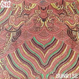 <span class=keywords><strong>Bordado</strong></span> de imitación impreso PU cuero sintético tela algodón respaldo <span class=keywords><strong>para</strong></span> hacer zapatos bolsos carteras monedero - Product Image 3