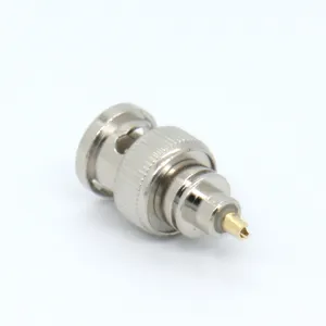 Conector de enchufe macho BNC RF coaxial Bnc carcasa de aleación Rf Coaxial macho a hembra adaptador conector BNC