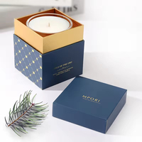 Coffret Cadeau Écologique Haut de Gamme en Papier Gaufré pour Bougie Parfumée, Hommes Femmes, Aromathérapie, Décoration Intérieure