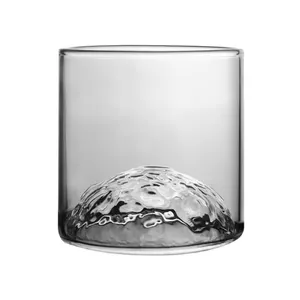 Moon bottom glass ice tea glass coffee cups manufacture whole sale tableware whisky glass OEM