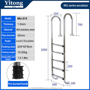 Ventes directes d'usine en acier inoxydable 2/ 3/4/<span class=keywords><strong>5</strong></span> étapes échelle <span class=keywords><strong>de</strong></span> <span class=keywords><strong>piscine</strong></span> pour équipement et accessoires <span class=keywords><strong>de</strong></span> <span class=keywords><strong>piscine</strong></span> - Product Image 5