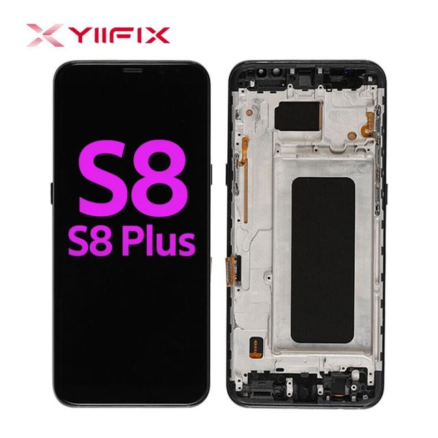 100% Warranty Oled Screen for samsung Digitizer Assembly S8 Plus Replacement with Frame