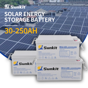 Sunkit 12V 100Ah 150Ah 200Ah 250Ah Lead-Acid Battery Solar Power <b>Storage</b> Solution Solar <b>Energy</b> - Product Image 2