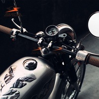 Poignées de guidon universelles rétro SNOR Motorcycles 22 mm 24 mm pour CB400, poignées de guidon adaptées à GN125 CG125