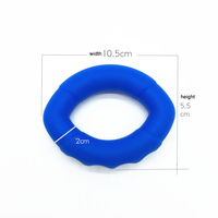 Agarrador de Mano Ovalado de Silicona, Anillo de Entrenamiento de Fuerza, Expansor de Dedos, Gimnasio, Fitness, Entrenamiento de Potencia