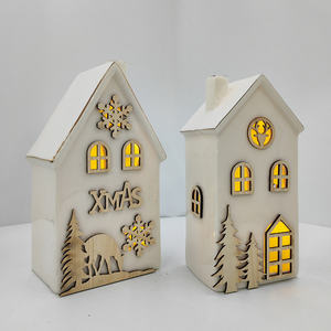 Venta caliente Europa Retro <span class=keywords><strong>Casa</strong></span> Forma Light Up Adornos Hollow Out para la decoración del <span class=keywords><strong>hogar</strong></span> - Product Image 3