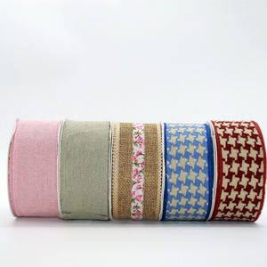 Ruban à carreaux vichy au design élégant, articles très vendus, nœud pour cheveux, rubans faits à la main, épingles à cheveux, ruban pour la fabrication de cadeaux - Product Image 2