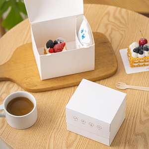 Boîtes d'emballage pour gâteaux mousse Pâtisseries & Desserts Pâtisserie française Desserts en tranches Boîtes d'emballage Eclair Impression de logo personnalisé - Product Image 6