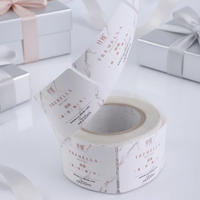Étiquettes personnalisées en rouleau pour flacons de 220 ml de médicaments liquides, motif Nid d'oiseau Tremella, autocollants d'emballage avec logo de marque, imperméables
