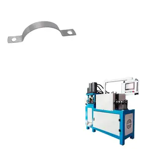 CNC High Quality Metal Flat Iron Hoop Holding Punching And Forming Machine For Hoop Clamp