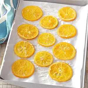 Gekonfijte Vruchten Gekonfijte Fruit Gedroogde Oranje