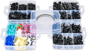 935-teiliges Auto-Befestigungsclips- und Sortiment an Auto-Befestigungselementen, 26 gängigste Größen, Nylon-Stoßstangen- und Kotflügelnieten mit 10 Kabelbindern - Product Image 6
