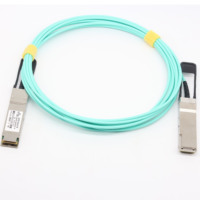 Harga Pabrik REALSEA QSFP28 100G AOC Modul Transceiver Kabel Optik Aktif 20m Untuk Penggunaan FTTH Jaringan GSM