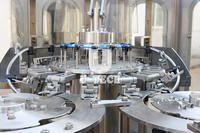 Ligne de machines de remplissage d'eau potable minérale pure en bouteille plastique pour animaux de compagnie à petite échelle, projet d'usine automatique 3 en 1