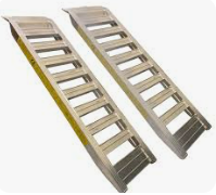 OEM ODM Personalizado 3 metros de largo Durable Capacidad 5 toneladas de carga Aluminio Rampa Camiones Pista Ruedas Mecánica Rampa Rampas Escaleras - Product Image 4