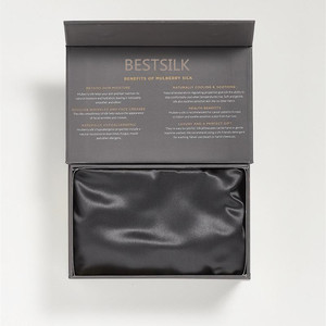 100% Mulberry Silk <strong>Pillowcase</strong> 19mm/22mm Luxury Silk <strong>Pillowcases</strong> With Gift Box <strong>King</strong> / Queen <strong>Size</strong> - Product Image 1