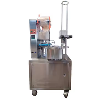 Machine de remplissage et de scellage de tasse d'eau industrielle professionnelle Machine de cachetage et scellant de tasse industriel pour l'atelier de boisson alimentaire