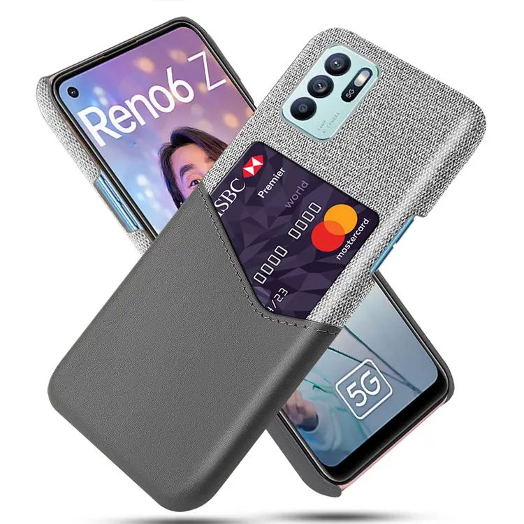 Card Holder Wallet Case For Oppo Reno6 Plus Reno6 Z 5G